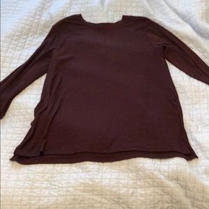 Old Navy Maroon long sleeve shirt/tunic